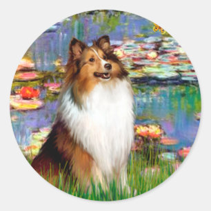 Adesivo Shetland Sheepdog (Bz) - Lírios 2