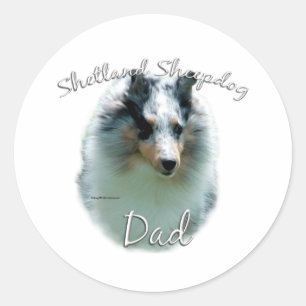 Adesivo Shetland Sheepdog (Merle) Pai 2