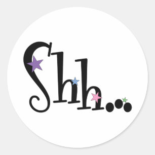 Adesivo Shhh…