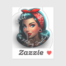 Shhh... Estou a planejar uma coisa Sticker