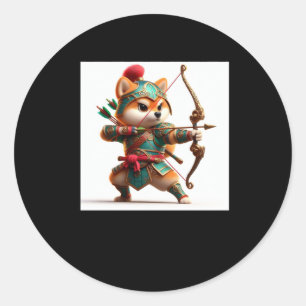 Adesivo Shiba Warrior nº 10 Archer Sticker