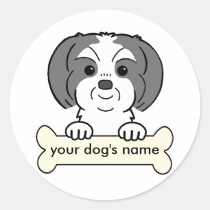 Adesivo Shih personalizado Tzu