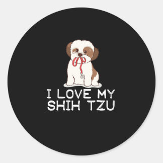 Adesivo Shih Tzu | Eu amo My Shih Tzu