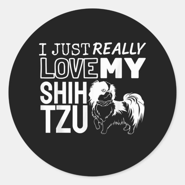 Adesivo Shih Tzu Lover (Frente)
