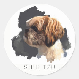 Adesivo Shih Tzu Original Belas Artes