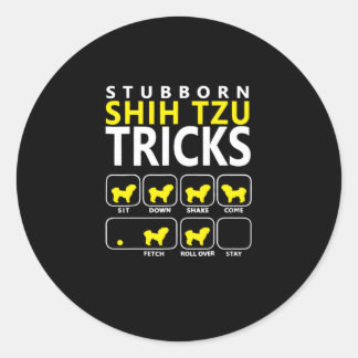 Adesivo Shih Tzu | Truques Shih Tzu Stubborn