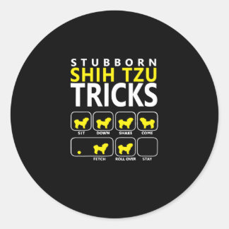 Adesivo Shih Tzu | Truques Shih Tzu Stubborn