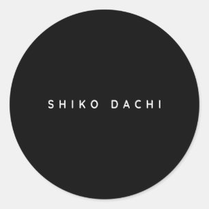 Adesivo Shiko Dachi Karate Beginner Modern