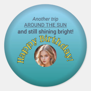 Adesivo Shine Bright: Feliz Aniversário da Ronda