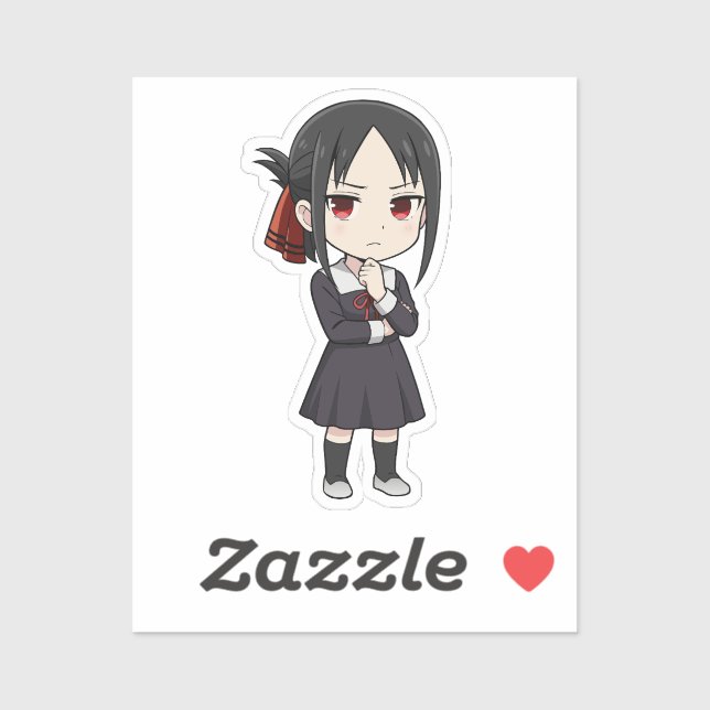 Adesivo Shinomiya Kaguya Chibi Love War Art (Folha)