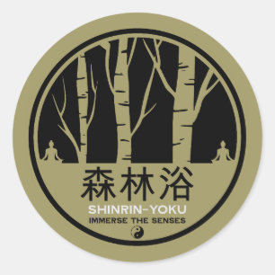 Adesivo Shinrin Yoku Forest Bathing