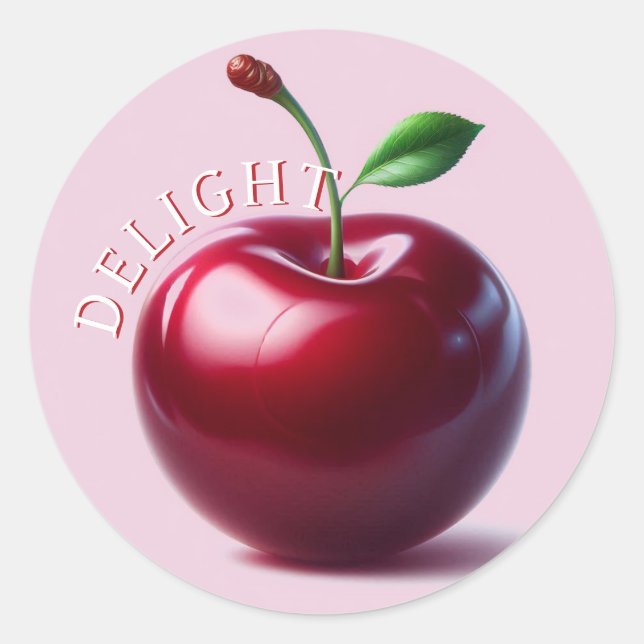 Adesivo Shiny Red Cherry Delight (Frente)