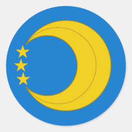 Adesivo Shire do Crachá da População da Lua Crescente