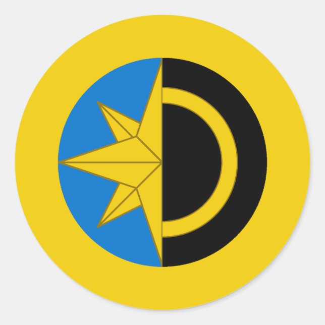 Adesivo Shire do Crachá Populacional das Sombras (Frente)