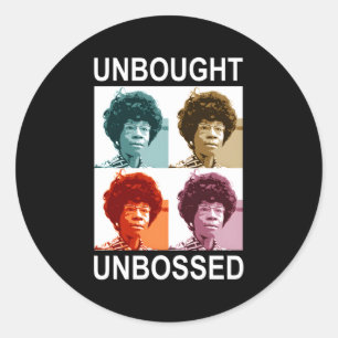 Adesivo Shirley Chisholm não comprado