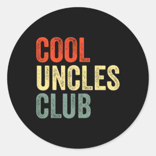 Adesivo Shirt Vintage Legal Uncles Club Funny Dia de os pa