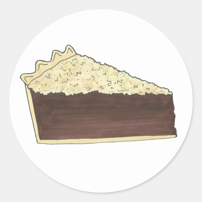 Adesivo Shoe Fly Pie Social Party Dessert Assar Slice (Frente)