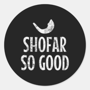 Adesivo Shofar Tão Bom Ano Novo Judaico Rosh Hashanah 2019
