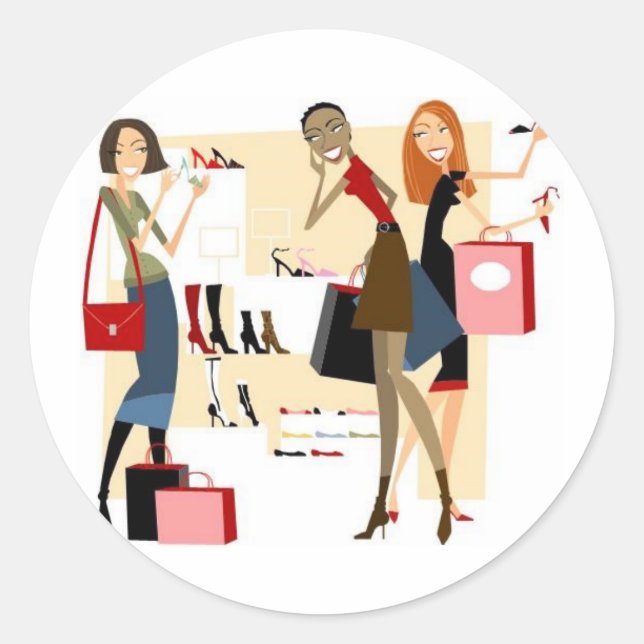 Adesivo Shopaholic (Frente)