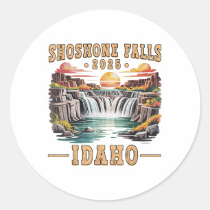 Adesivo Shoshone Falls 2025 Idaho Road Trip Vacation Adven