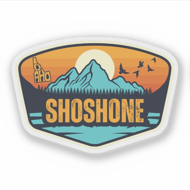 Adesivo Shoshone, Idaho (Frente)