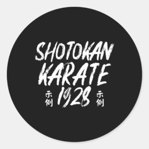 Adesivo Shotokan Karate 1928 Artes Marciais Legacy