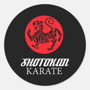 Adesivo Shotokan Karate Tiger Graphic Artes Marciais Shirt