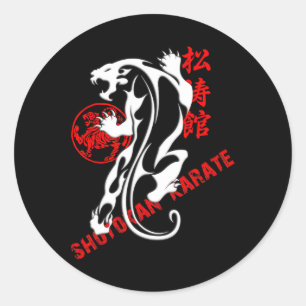 Adesivo Shotokan Karate Tiger Prowess - Artes Marciais Bud