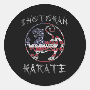 Adesivo Shotokan Karate Tiger Símbolo Usa Esquadra Arte Ma