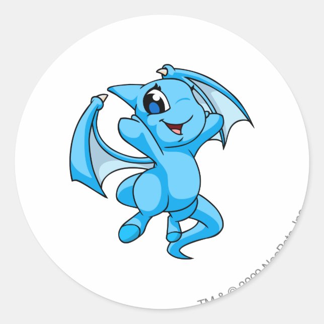 Adesivo Shoyru Blue (Frente)