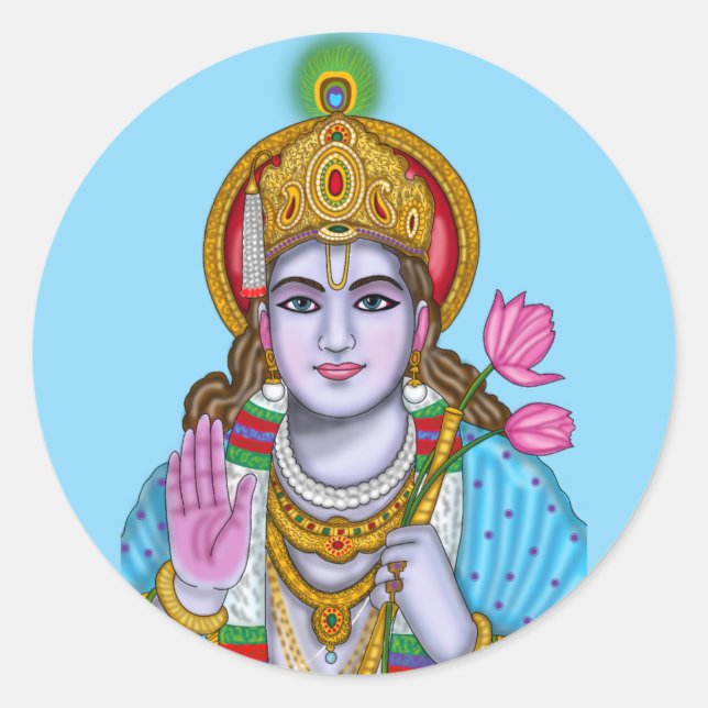 Adesivo Shree Krishna (Frente)