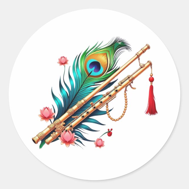Adesivo Shree Krishna Janmashtami (Frente)