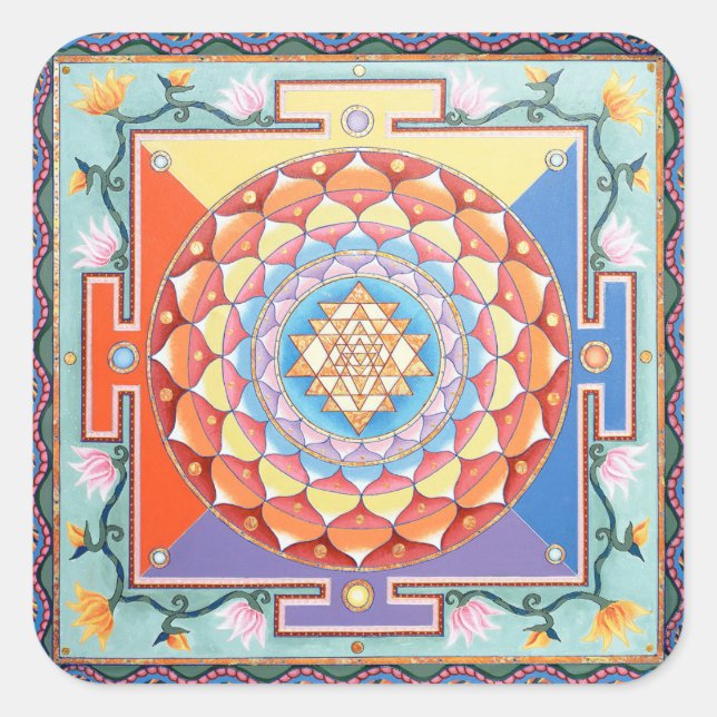 Adesivo Shri Yantra (Frente)