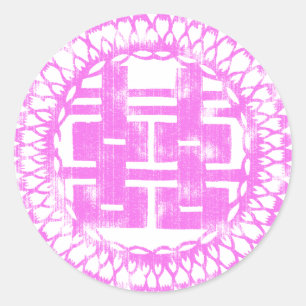 Adesivo Shuan cor-de-rosa Xi
