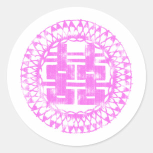 Adesivo Shuan cor-de-rosa Xi