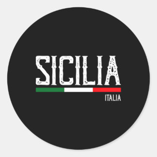 Adesivo Sicilia Flag Sicily Palermo Itália
