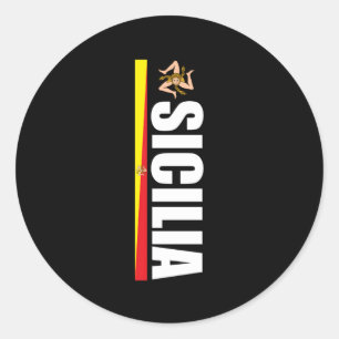 Adesivo Sicília Soccer Orgulho Siciliano Bandeira Da Trina