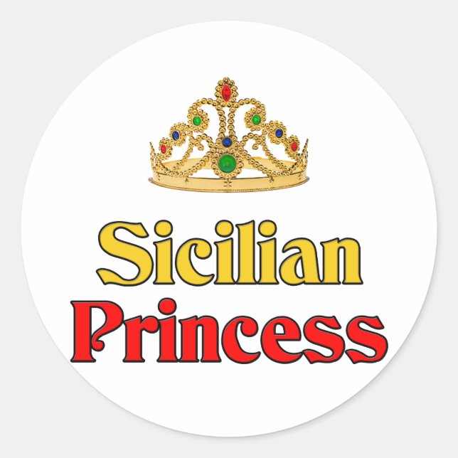 Adesivo Siciliana Princess (Frente)