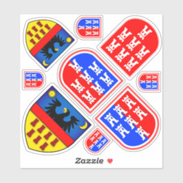 Adesivo Siebenbürger Wappen Sticker