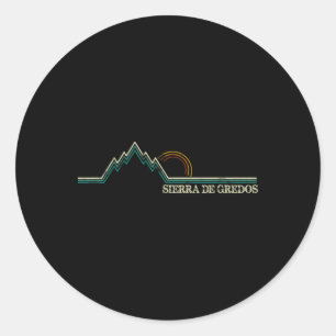 Adesivo Sierra De Gredos Espanha Climbing Retro, Esqui Hik