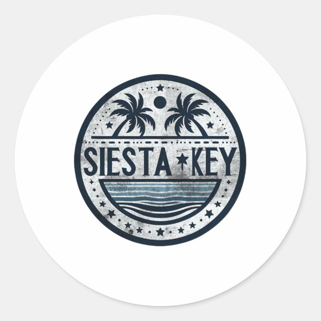 Adesivo Siesta Key Florida Siesta Beach Fl Beaches (Frente)