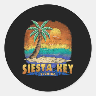 Adesivo Siesta Key Florida Vintage desapontou Souvenir