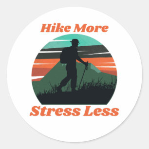 Adesivo Siga Mais, Stress Less Sticker