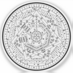 Adesivo Sigillum Dei Aemeth (preto)