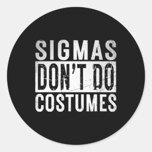 Adesivo Sigmas Não Faça Figurinos Gen Alpha Slang Hallowee