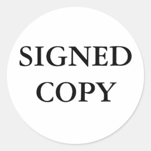 ADESIVO SIGNEDCOPY