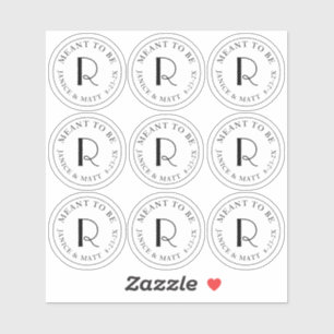 Adesivo Significado para ser Miniplaca de monograma com da