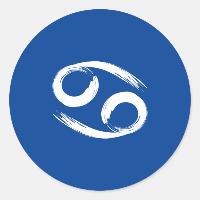 Adesivo Signo do Zodíaco CÂNCER Verão Junho Julho Astronom (Frente)