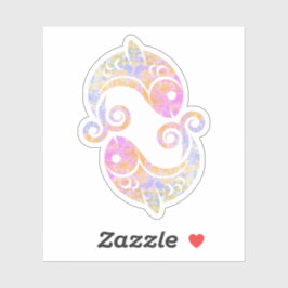Adesivo signo zodiacal de peixes