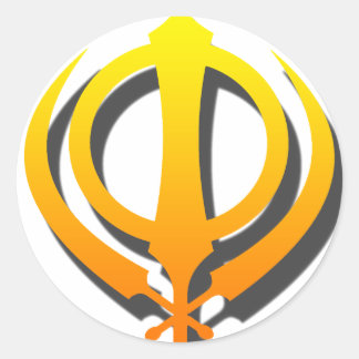 Adesivo Sikh Khanda Khalsa Sikhism Punjabi